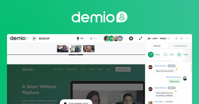 demio webinar software