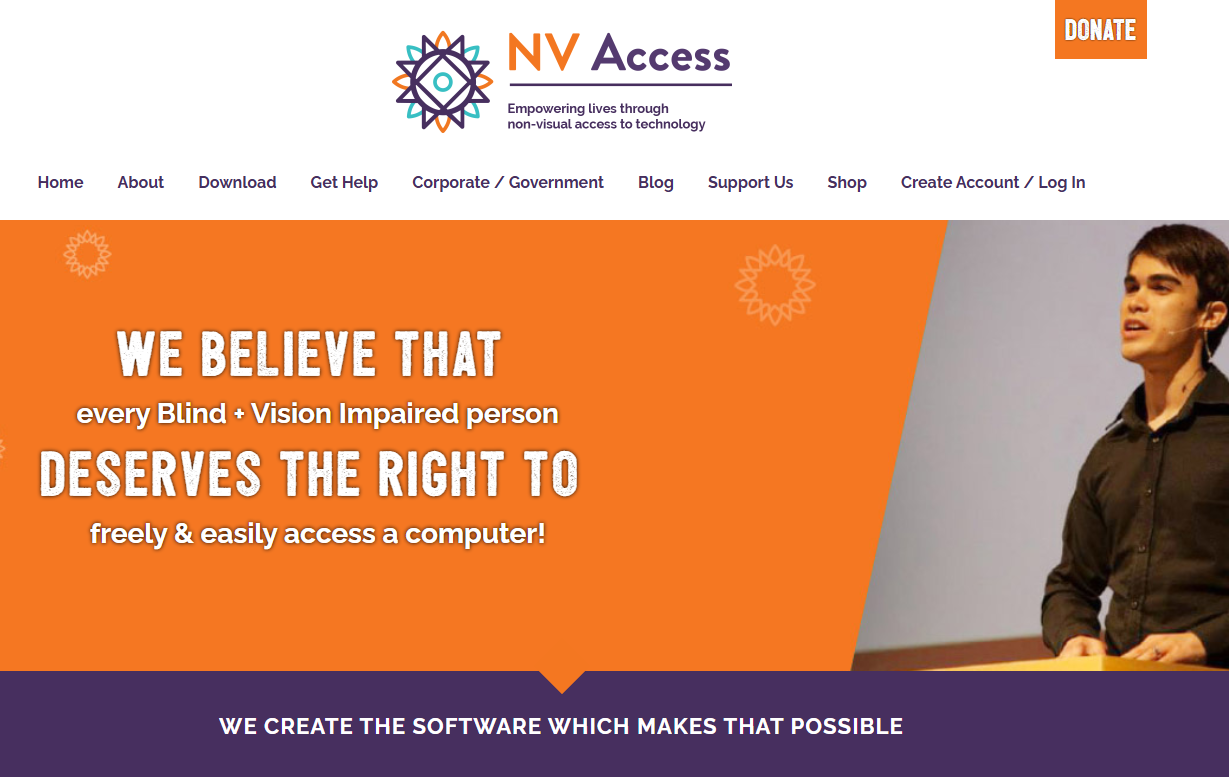 NVDA Accessibility Social Media