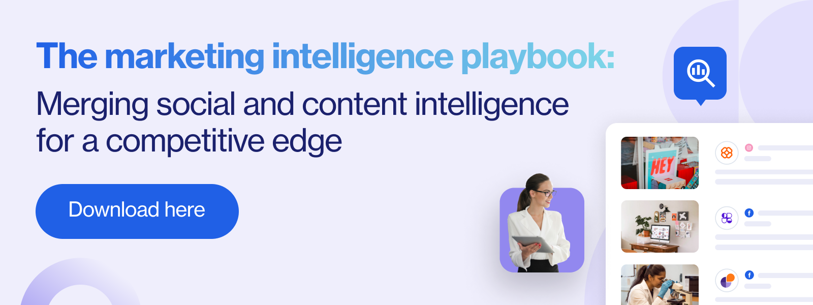 the marketing intelligence playbook banner