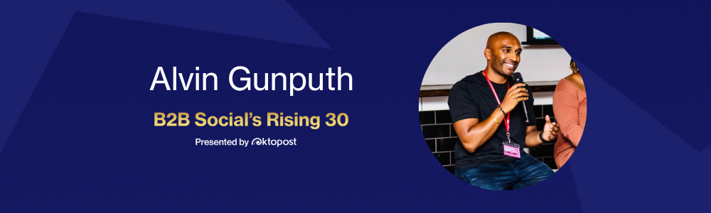 Alvin Gunputh named as one of Oktopost's B2B Social's Rising 30