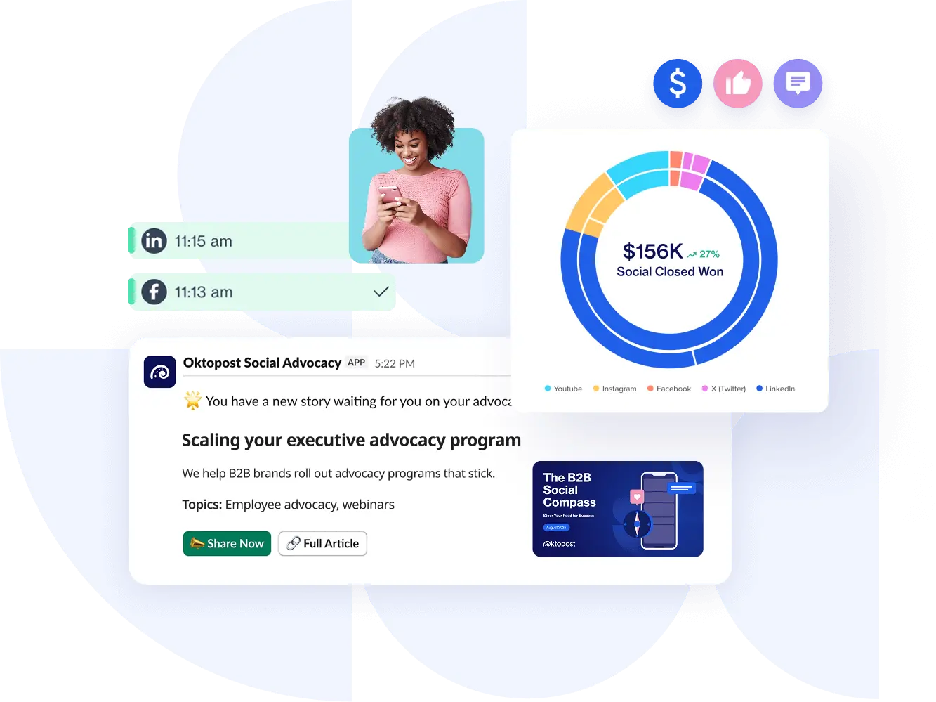 B2B social media management platform