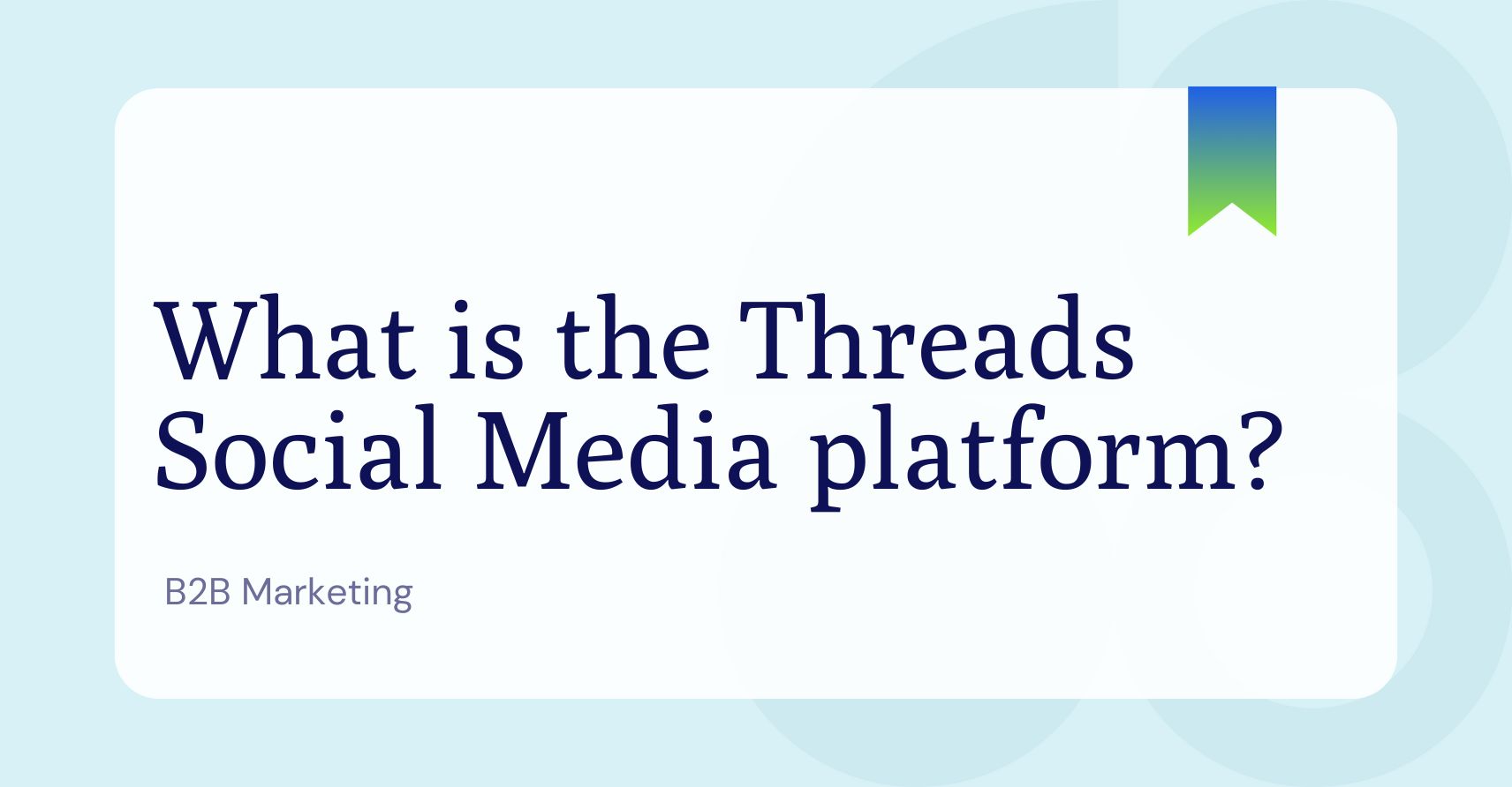 What is the Threads social media platform?