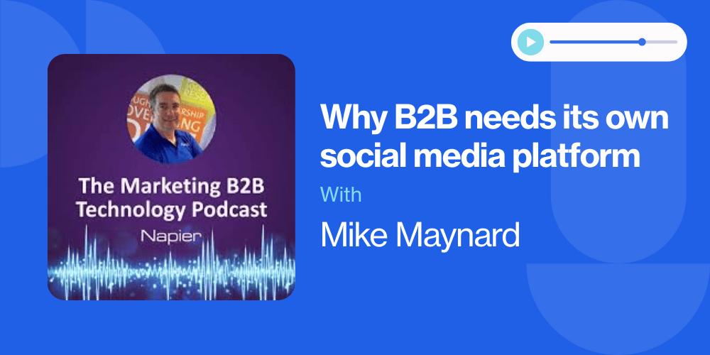 Why B2B needs its own social media platform - Adi Krysler - Oktopost