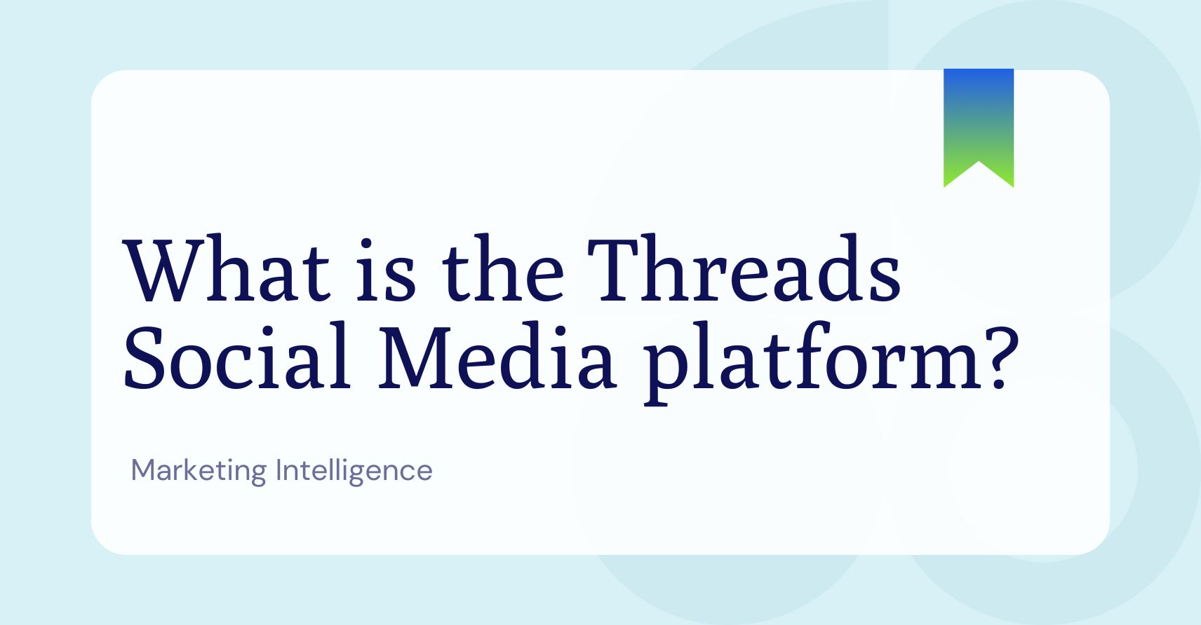 What is the Threads social media platform?