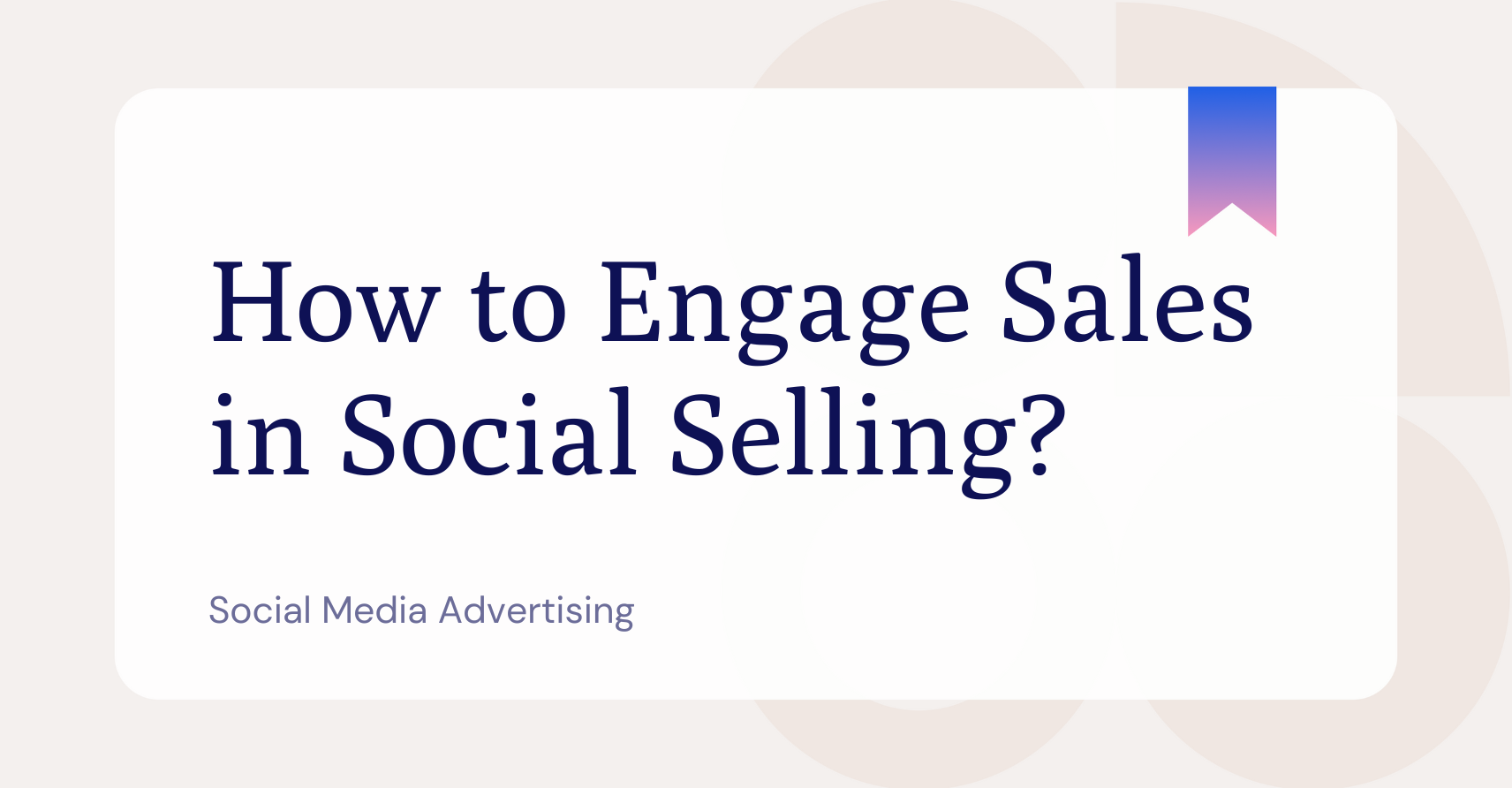 sales in social selling